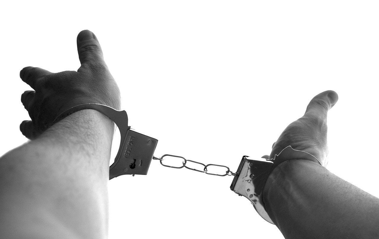 handcuffs, caught, crime